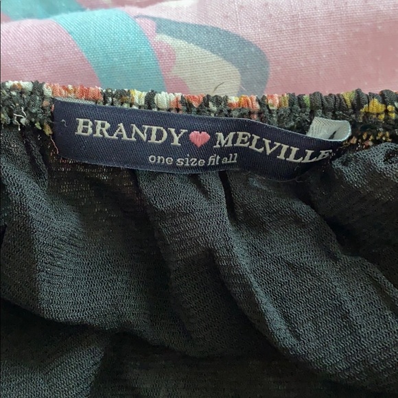 Brandy Melville Floral Dress with Cut out Back - Picture 5 of 5